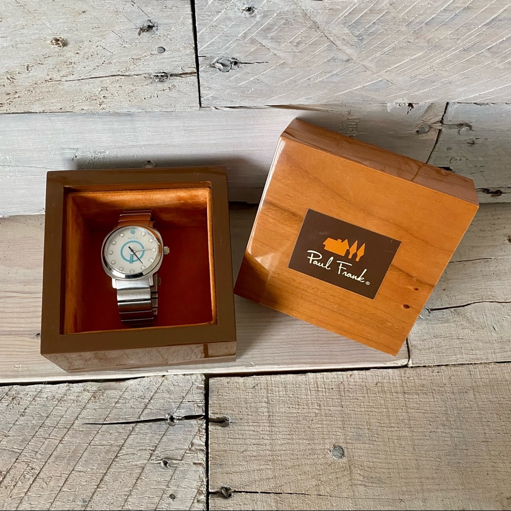 Paul Frank Mother of Pearl Stainless Steel Watch